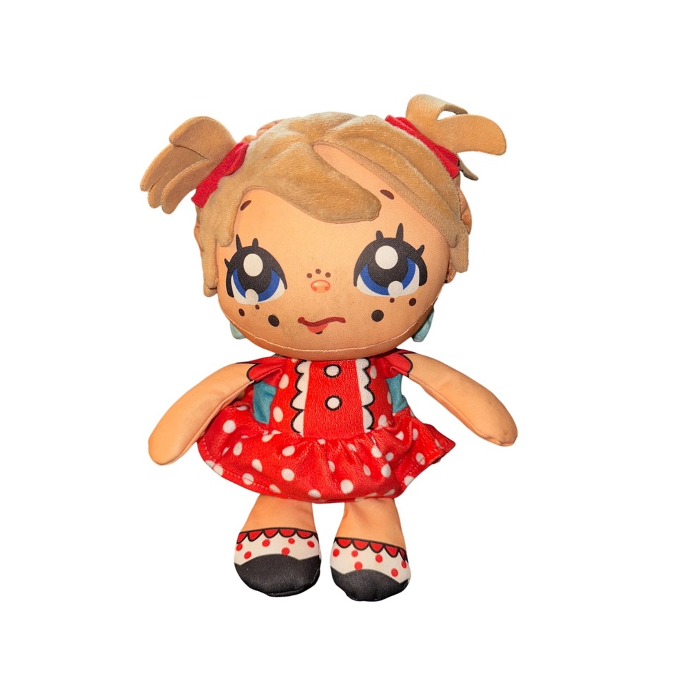 Flipkins Pocket Cuties Riley 8-Inch Plush Doll Reversible Transforming Toy Red